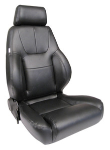 Scat Enterprises Elite Lumbar Seat - RH - Black Vinyl 80-1200-51R