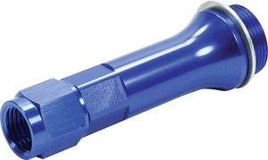 Allstar Performance Carb Fitting w/washer 7/8-20 to -6 Female Blue ALL50890 Allstar Performance Carb Fitting w/washer 7/8-20 to -6 Female Blue ALL50890