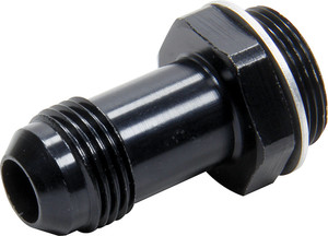 Allstar Performance Short Carb Fitting 7/8-20 to -8 Male BLK ALL50906