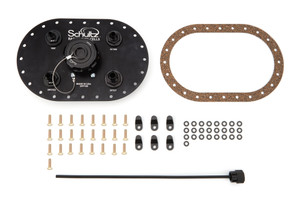 Schultz Racing Fuel Cells Filler Plate Alum 10an Outlet Billet Cap SFP100-10 Schultz Racing Fuel Cells Filler Plate Alum 10an Outlet Billet Cap SFP100-10