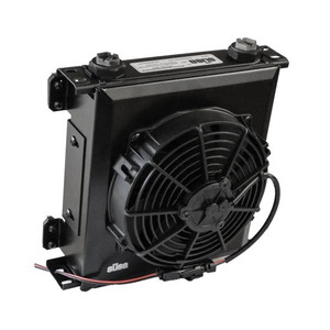 Setrab Oil Coolers Series-3 Oil Cooler - 32-Row w/12-Volt Fan FP332S-M22I Setrab Oil Coolers Series-3 Oil Cooler - 32-Row w/12-Volt Fan FP332S-M22I
