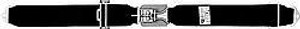 Simpson Safety Seat Belt 62in LL P/U B/I 29004BK