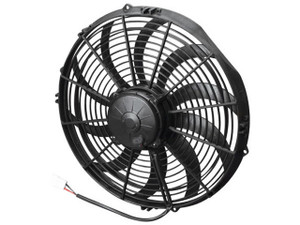 Spal Advanced Technologies 14in Puller Fan Curved Blade 1864 CFM 30102042 Spal Advanced Technologies 14in Puller Fan Curved Blade 1864 CFM 30102042
