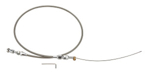 Specialty Products Company Throttle Cable LS1 48in Braided Stainless Steel 6051 Specialty Products Company Throttle Cable LS1 48in Braided Stainless Steel 6051