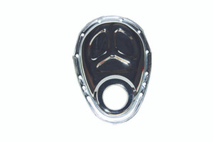 Specialty Products Company SBC Steel Timing Chain Cover Chrome 7122 Specialty Products Company SBC Steel Timing Chain Cover Chrome 7122
