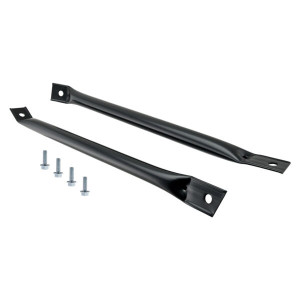 Specialty Products Company Radiator Reinforce Bars 67-69 Camaro Black 7608BK