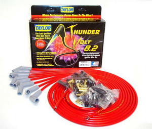 Taylor/Vertex Univ Thundervolt Plug Wire Set 135 deg Red 83253