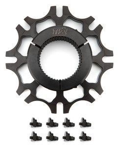 Ti22 Performance Brake Rotor Hub Inboard Splined Black Aluminum TIP4025 Ti22 Performance Brake Rotor Hub Inboard Splined Black Aluminum TIP4025