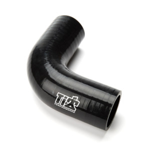 Ti22 Performance 90 Degree Bend 1-1/2in Silicon Hose Black TIP5162