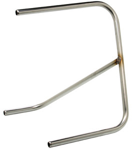 Ti22 Performance Bumper Front 1in Tube Hoop Style 4130 Black TIP7010