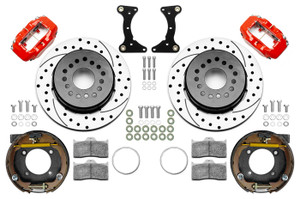 Wilwood Brake Kit Rear Red FDL Drilled 12in GM G Body 140-17121-DR