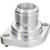 Billet Specialties LS Thermostat Housing w/ 20AN Male Nipple Anodizd 90920