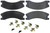 Centric Brake Parts Posi-Quiet Semi-Metallic Brake Pads with Hardwar 104.0945