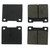 Centric Brake Parts Posi-Quiet Ceramic Brake Pads with Shims 105.0044