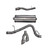 Corsa Performance Exhaust Cat-Back - 3.0in Cat-Back  Single Side 14749