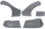 Dominator Race Products Dominator Late Model Nose Kit Gray 2300-GRY