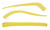 Dominator Race Products Dominator Late Model Valance Cover Yellow 2304-YE