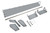 Dominator Race Products Plastic Spoiler 8x72in LM Gray 920-GRY