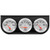 Equus 2.0 Dia Triple Gauge Set w/Black Panel E5200