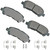 Akebono Brake Corporation Brake Pad Front Toyota Highlander 08-13 ACT1325A