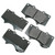 Akebono Brake Corporation Brake Pads Front Lexus GX460 10-19 GX470 03-09 ACT976