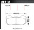 Hawk Brake BRAKE PAD DYNAPRO 6 FRONT AND REAR DTC-30 HB645W.490