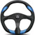 Momo Automotive Accessories Quark Steering Wheel Polyurethane Blue Insert QRK35BK0BU