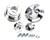 March Performance Bb Chevy 3 Pc Pulley Set  7015