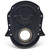 Proform BBC Timing Chain Cover Black Crinkle 141-219