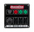 Quickcar Racing Products Ignition Panel Black w/ 2 Acc. & Lights 50-825