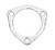 Quick Time Performance 3.00 Inch 3 Bolt Exhaust Gasket 10300G