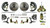Right Stuff Detailing 67-69 GM F Body Booster Power Disc Brake Kit AFXDC02C