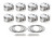 Race Tec Pistons SBC Dished Piston Set 4.040 Bore -12.3cc 1000135