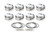 Race Tec Pistons SBC FT Piston Set 4.155 Bore - 5cc 1000192