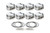 Race Tec Pistons SBF FT Piston Set 4.040 Bore -5cc 1000342