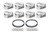 Race Tec Pistons BBC Dome Piston Set 4.600 Bore +28.7cc 1000693