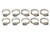 Samco Sport 45mm-1-3/4in Hose Clamps 10pk HCB/45(10)