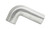 Vibrant Performance 3in Tubing 90 Degree Bend Aluminum Brushed 12185