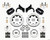 Wilwood Front Disc Brake Kit Blk 65-68 Impala Drum 12.19 140-12022-D