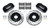 Wilwood Brake Kit Front Honda/Acura Blk Drilled 140-12996-D