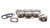 Wiseco-Pro Tru SBC F/T Piston Set 4.060 Bore -5cc PTS504A6
