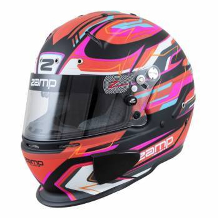 Zamp Helmet RZ-70 Medium Red/Blk SA2020/FIA8859 H760C42M