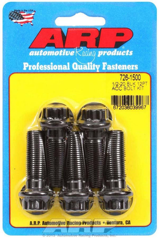 Arp Bolt Kit - 12pt. (5pk) 1/2-20 x 1.500 726-1500
