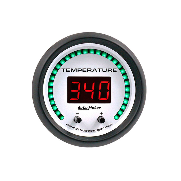 Autometer 2-1/16 Fluid Temp Gauge Elite Digital PH Series 6754-PH