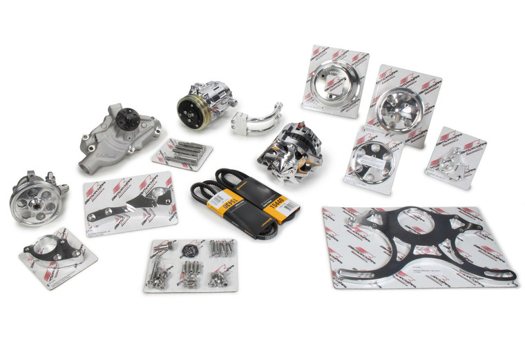 Billet Specialties SBC V-Trac Pulley Sys.  V3220