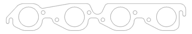 Cometic Gaskets MLS Exhaust Gasket Set BBC w/2.000 Round Port C5349-030