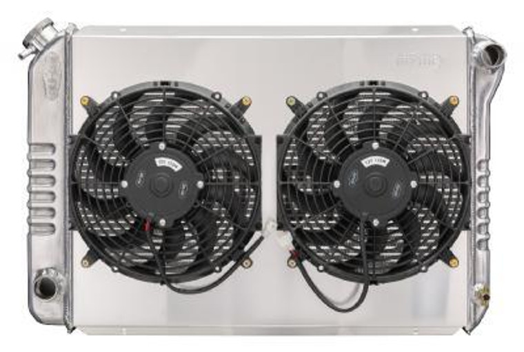 Cold Case Radiators 79-93 Mustang Coyote Swap Radiator w/Fan LMM570-5K