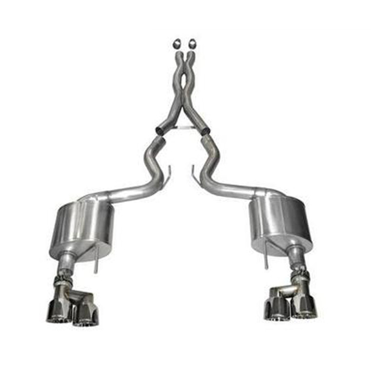 Corsa Performance Exhaust Cat-Back - 3.0in Cat-Back  Dual Rear Exi 14335