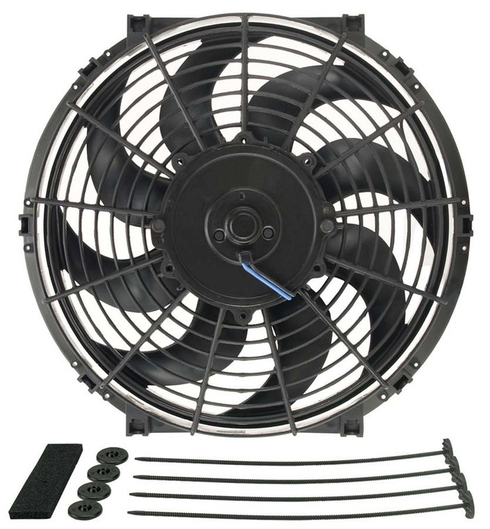 Derale 12in Tornado Electric Fan w/Standard Mount Kit 16622