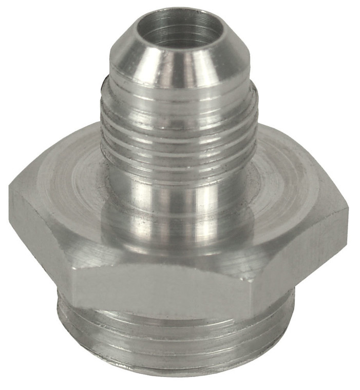 Derale Aluminum Fitting -6AN x -10AN (7/8-14) O-ring 59006